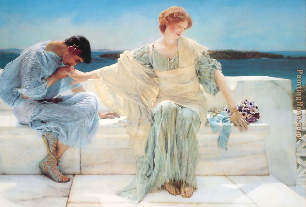 ask me no more painting - Sir Lawrence Alma-Tadema ask me no more art painting